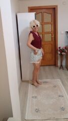 Bordo astarlı yelek bluz